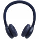 JBL Live 400BT Wireless On-Ear Headphones, Blue frontal view