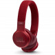 JBL Live 400BT Wireless On-Ear Headphones, Red