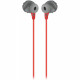 JBL Endurance Run Sweatproof Wired Sports In-Ear Headphones, Red close-up_2