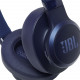 Беспроводные наушники JBL Live 500BT Wireless Over-Ear, Blue крупный план