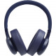 JBL Live 500BT Wireless Over-Ear Headphones, Blue frontal view