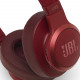 JBL Live 500BT Wireless Over-Ear Headphones, Red close-up