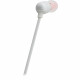 JBL Tune 110BT Wireless In-Ear Headphones, White close-up_1