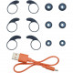 Беспроводные наушники JBL Reflect Mini NC Wireless In-Ear, Blue кабель питания и набор амбушюр
