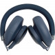 JBL Live 650BT NC Wireless Over-Ear Headphones, Blue folded