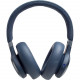 JBL Live 650BT NC Wireless Over-Ear Headphones, Blue frontal view