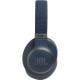 JBL Live 650BT NC Wireless Over-Ear Headphones, Blue side view