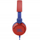 JBL JR310 Volume-Limited Kids On-Ear Headphones, Red side view
