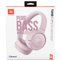 JBL Tune 510BT Wireless On-Ear Headphones, White
