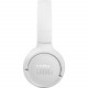 JBL Tune 510BT Wireless On-Ear Headphones, White side view
