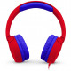 JBL JR300 Volume-Limited Kids On-Ear Headphones, Red frontal view