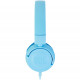 JBL JR300 Volume-Limited Kids On-Ear Headphones, Blue side view_1