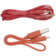 JBL Tune 700 BT Wireless Over-Ear Headphones, Coral Red complete cables