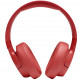 JBL Tune 700 BT Wireless Over-Ear Headphones, Coral Red back view