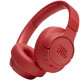 JBL Tune 700 BT Wireless Over-Ear Headphones, Coral Red