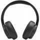 JBL Tune 700 BT Wireless Over-Ear Headphones, Black frontal view