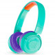 JBL JR300BT Kids Wireless On-Ear Headphones, Tropic Teal