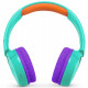 JBL JR300BT Kids Wireless On-Ear Headphones, Tropic Teal frontal view