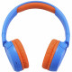 JBL JR300BT Kids Wireless On-Ear Headphones, Rocker Blue frontal view