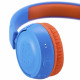Детские беспроводные наушники JBL JR300BT Wireless Over-Ear, Rocker Blue крупный план