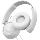 JBL Tune 450 On-Ear Headphones, White close-up