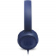 JBL Tune 500 On-Ear Headphones, Blue side view