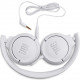 JBL Tune 500 On-Ear Headphones, White folded