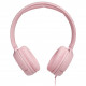 JBL Tune 500 On-Ear Headphones, Pink frontal view