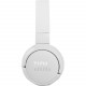 JBL Tune 660NC Wireless On-Ear Headphones, White side view
