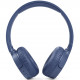 JBL Tune 660NC Wireless On-Ear Headphones, Blue back view