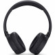 JBL Tune 600BT NC Wireless On-Ear Headphones, Black frontal view