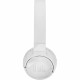 JBL Tune 600BT NC Wireless On-Ear Headphones, White side view