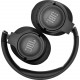 JBL Tune 750BT NC Wireless Over-Ear Headphones, Black folded