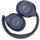 JBL Tune 750BT NC Wireless Over-Ear Headphones, Blue folded