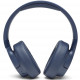 JBL Tune 750BT NC Wireless Over-Ear Headphones, Blue frontal view