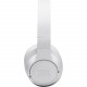 JBL Tune 760NC Wireless Over-Ear Headphones, White side view