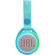 JBL JR POP Kids Portable Bluetooth Speaker, Aqua Teal frontal view