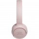 JBL Tune 500BT Wireless On-Ear Headphones, Pink side view