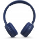 JBL Tune 500BT Wireless On-Ear Headphones, Blue frontal view