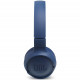 JBL Tune 500BT Wireless On-Ear Headphones, Blue side view
