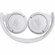 JBL Tune 500BT Wireless On-Ear Headphones, White folded_2