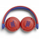 Детские беспроводные наушники JBL JR310BT Wireless Over-Ear, Red в сложенном виде