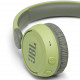 Детские беспроводные наушники JBL JR310BT Wireless Over-Ear, Green крупный план