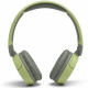 Детские беспроводные наушники JBL JR310BT Wireless Over-Ear, Green вид сзади