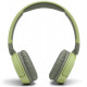 Детские беспроводные наушники JBL JR310BT Wireless Over-Ear, Green фронтальный вид