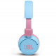 JBL JR310BT Kids Wireless On-Ear Headphones, Blue side view