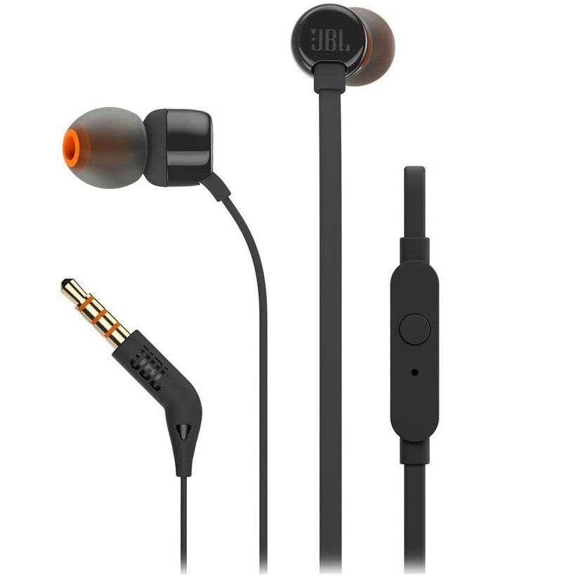Наушники JBL T110 In-Ear, Black