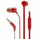 JBL T110 In-Ear Headphones, Red
