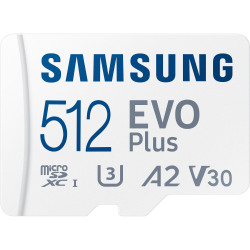Карта памяти Samsung EVO PLUS V3 A2 microSDXC 512GB UHS-I U3