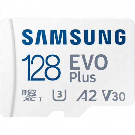 Карта памяти Samsung EVO PLUS V3 A2 microSDXC 128GB UHS-I U3, главный вид